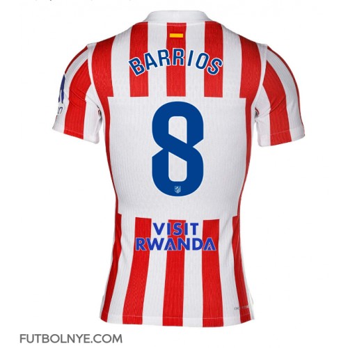 Camiseta Atletico Madrid Pablo Barrios #8 Primera Equipación 2025-26 manga corta